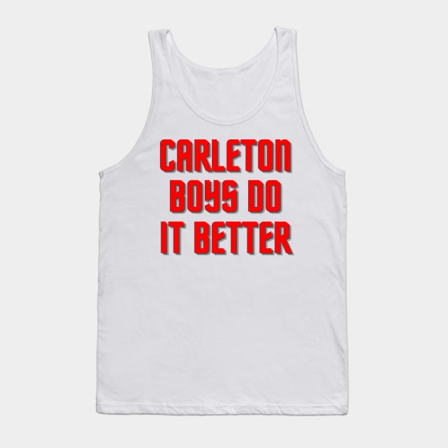 Carleton Boys Tank Top by stickersbyjori